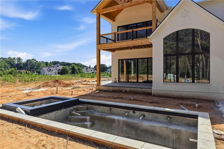 In-progress construction of a new home in , Milton, GA (Image 17). In-progress construction of a new home in , Milton, GA (Image 17).