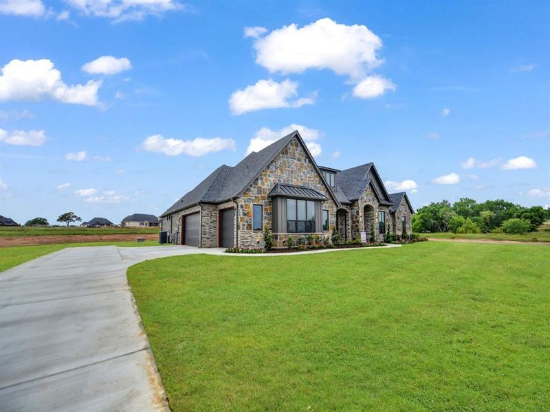 Front exterior of a new home in , Decatur, TX, highlighting curb appeal (Image 26).