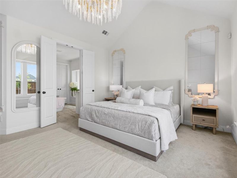 Furnished interior view inside a new home in , Wylie (Image 28).