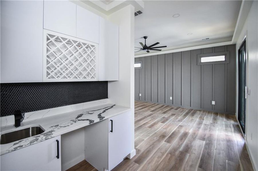 Furnished interior view inside a new home in , Atlanta (Image 45).