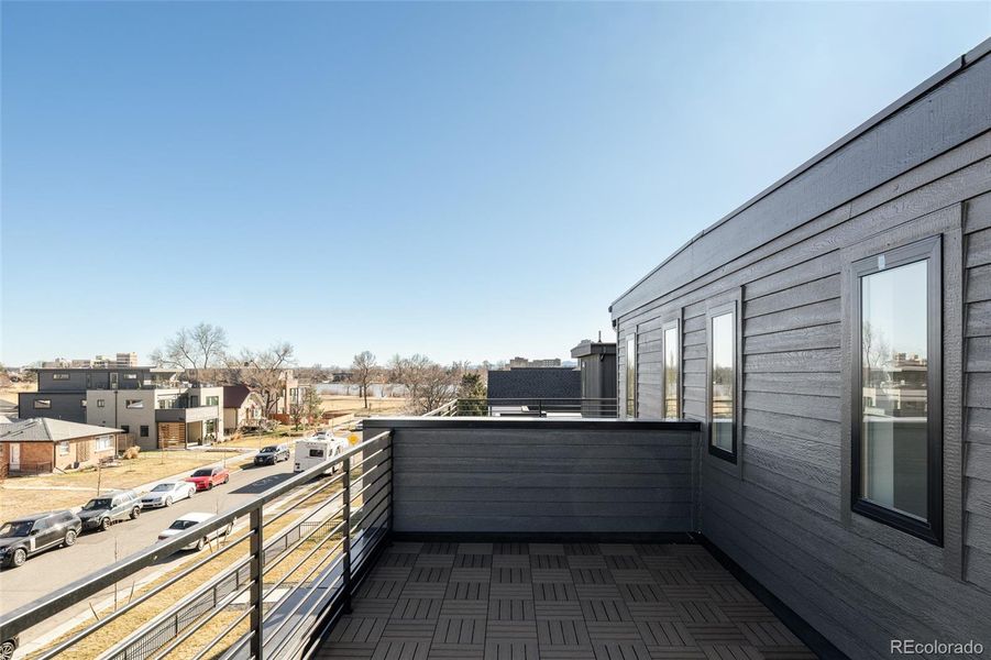 Exterior details and patio area of a home in , Denver (Image 3).