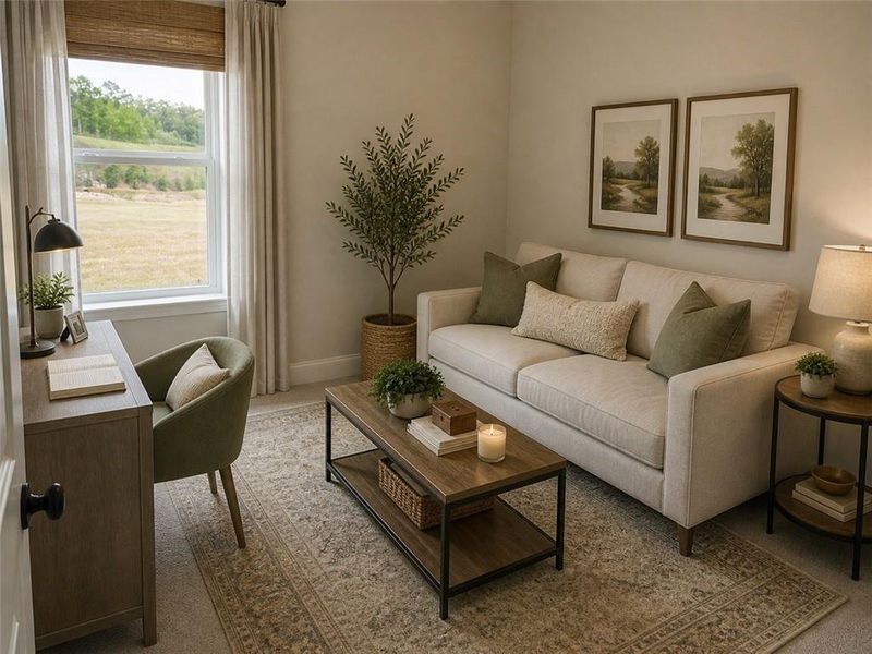 Furnished interior view inside a new home in , Gainesville (Image 13).