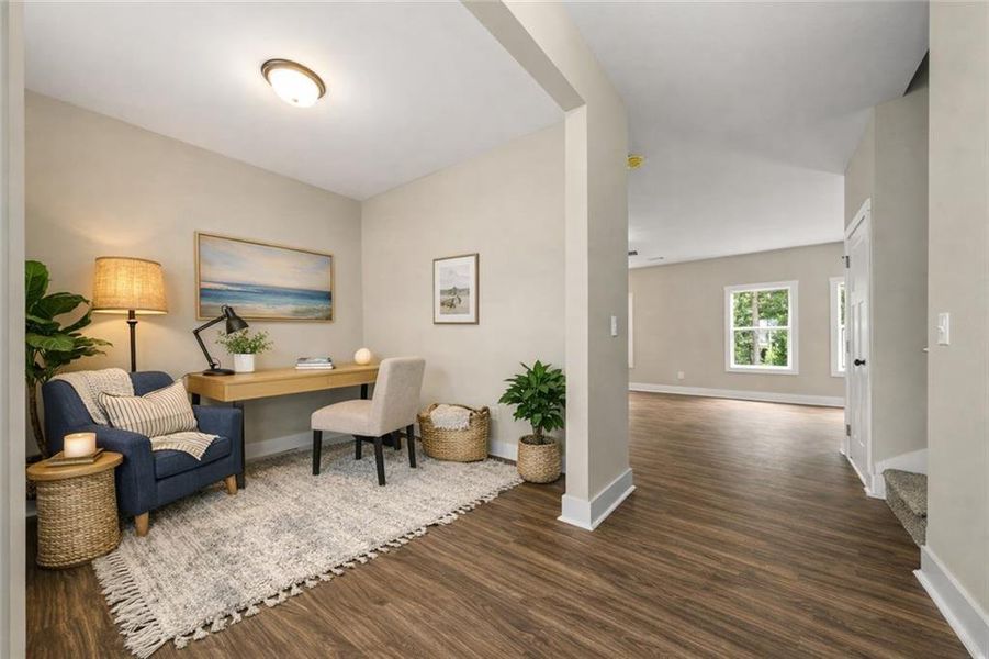 Furnished interior view inside a new home in Benson Estates, Dallas (Image 4).