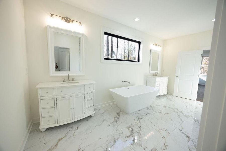 Furnished interior view inside a new home in , Atlanta (Image 36).