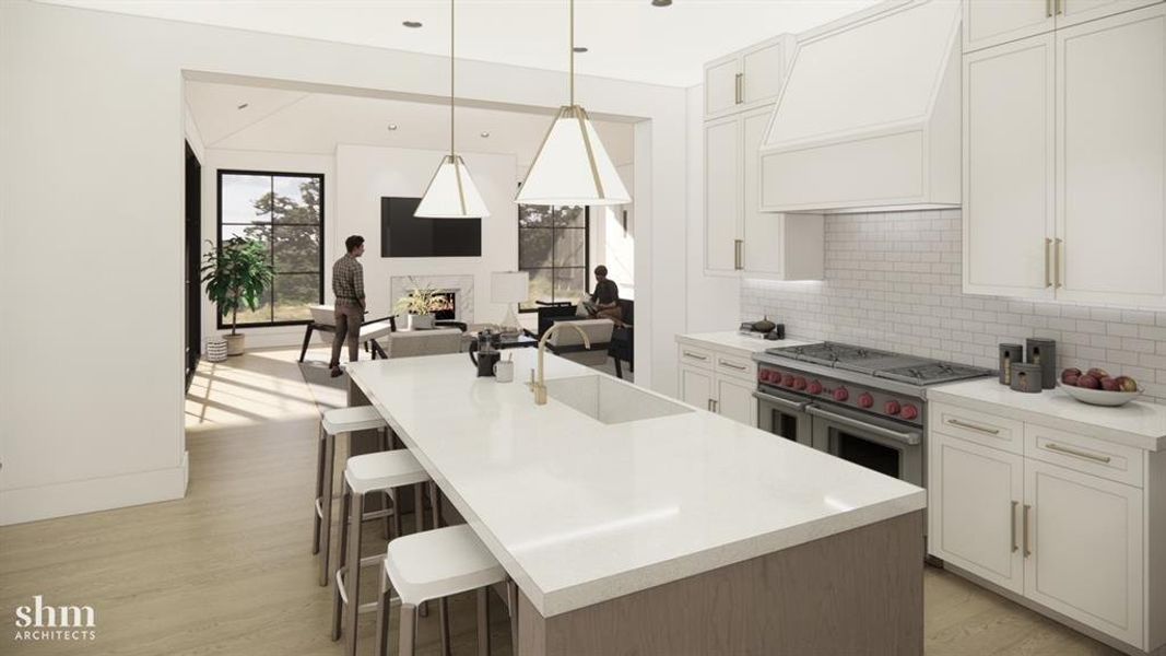 Architectural Rendering-Not actual unit. Villa Five is under construction. Example of Designer selection options