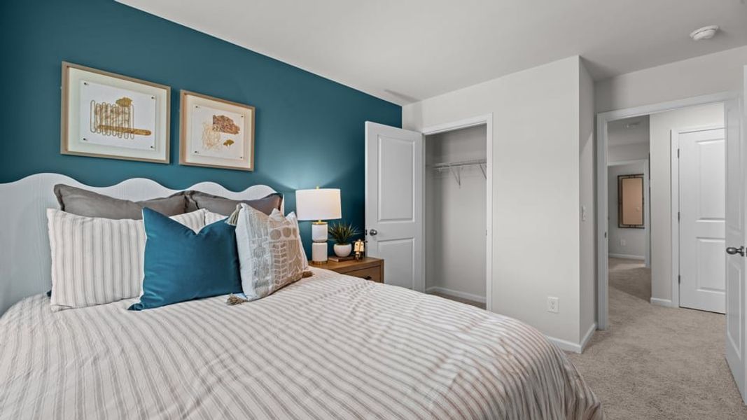 Furnished interior view inside a new home in Clock Road Townhomes, New Bern (Image 17).