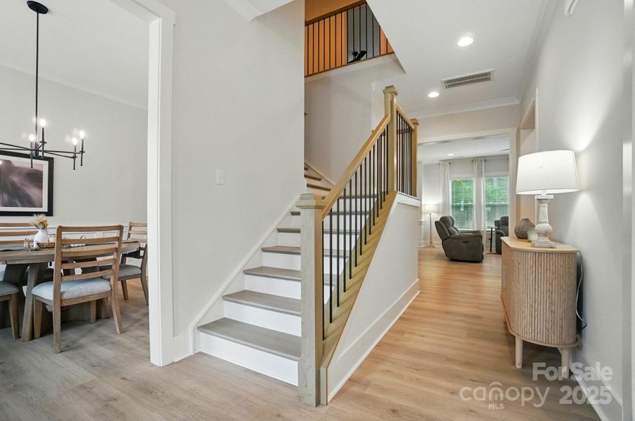 Furnished interior view inside a new home in Fairview Forest, Indian Trail (Image 15). Furnished interior view inside a new home in Fairview Forest, Indian Trail (Image 15).