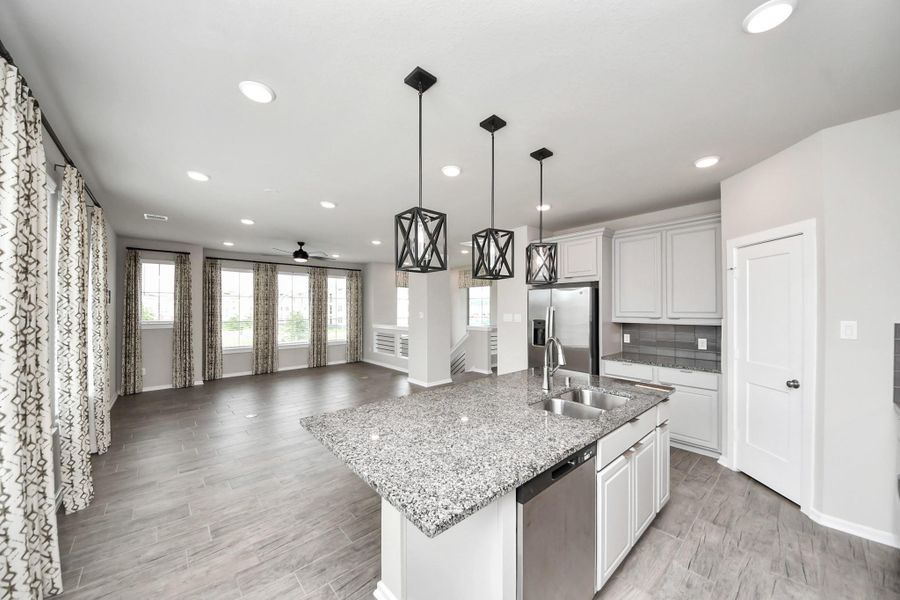 Furnished interior view inside a new home in The Groves, Humble (Image 9).