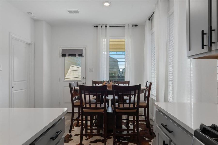 View of dining area