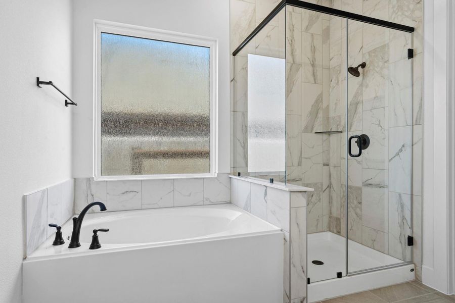 Furnished interior view inside a new home in The Trails, New Caney (Image 6).