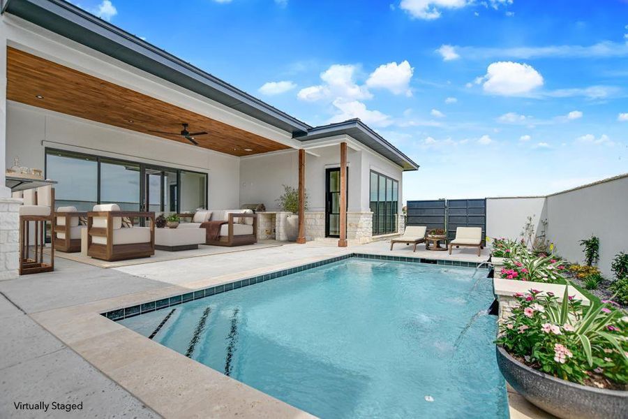 Exterior details and patio area of a home in , Horseshoe Bay (Image 25).