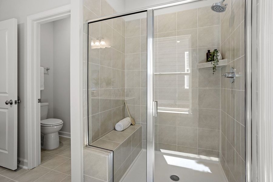 Furnished interior view inside a new home in Ovation at Sweetbrier, Durham (Image 21).