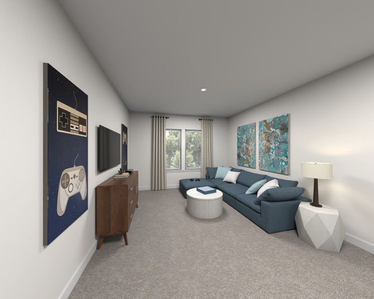 Furnished interior view inside a new home in Buffalo Ridge, Newton (Image 10).