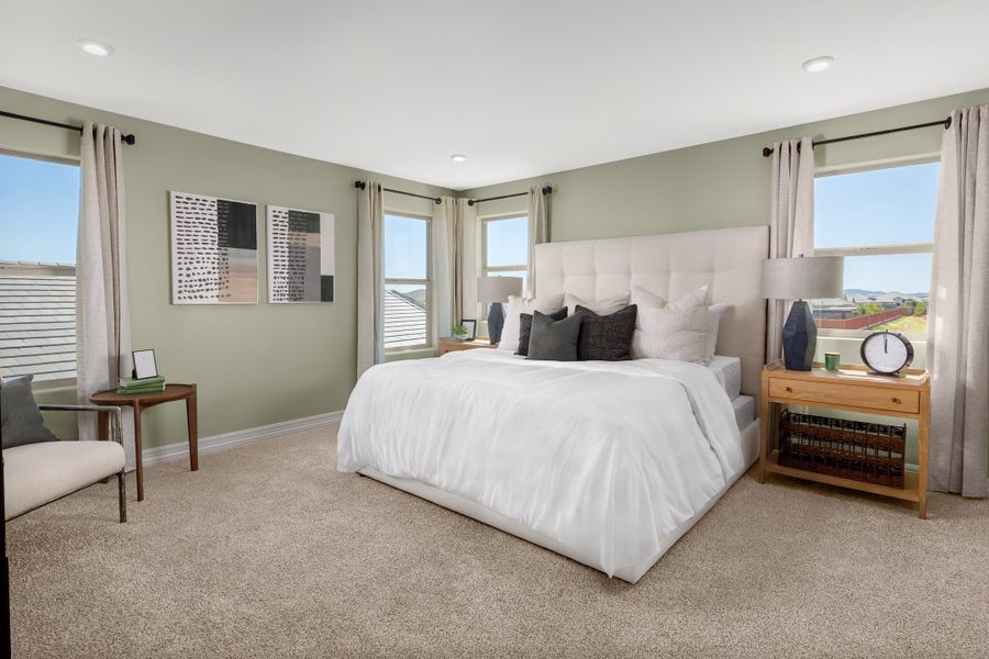 Representative furnished interior of a home built from the Plan by Beazer Homes in Highpointe at Northpointe, Peoria (Image 19).