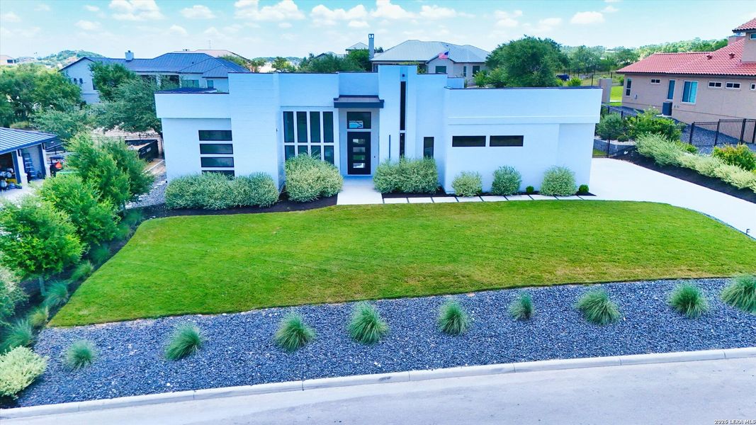 Front exterior of a new home in , San Antonio, TX, highlighting curb appeal (Image 38).