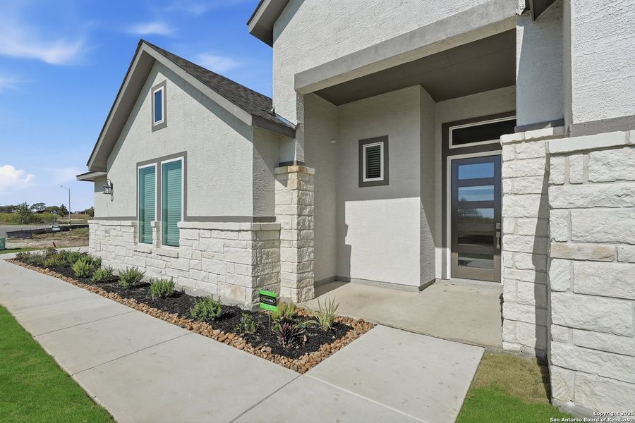 Exterior details and patio area of a home in Sienna Lakes, San Antonio (Image 28). Exterior details and patio area of a home in Sienna Lakes, San Antonio (Image 28).