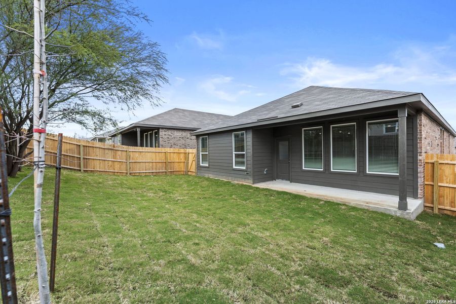 Exterior details and patio area of a home in Grace Valley, Marion (Image 2). Exterior details and patio area of a home in Grace Valley, Marion (Image 2).