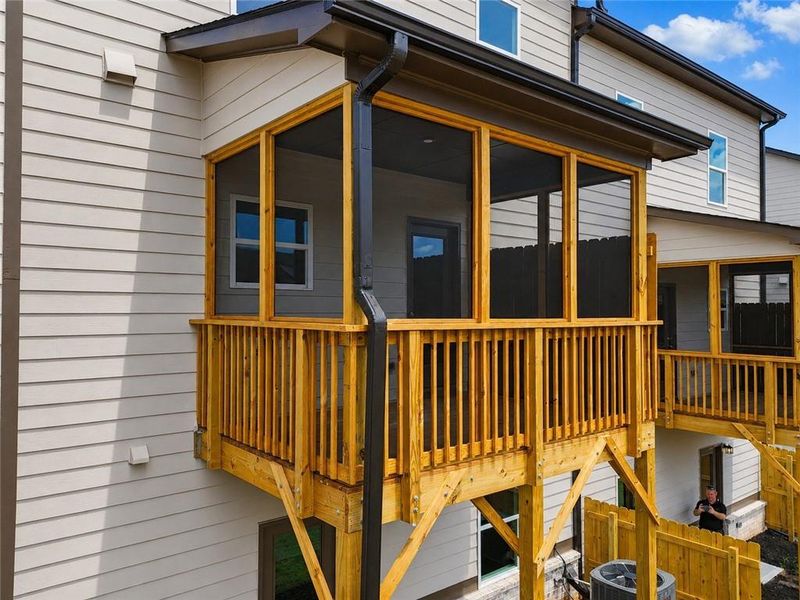 Exterior details and patio area of a home in , Norcross (Image 3). Exterior details and patio area of a home in , Norcross (Image 3).