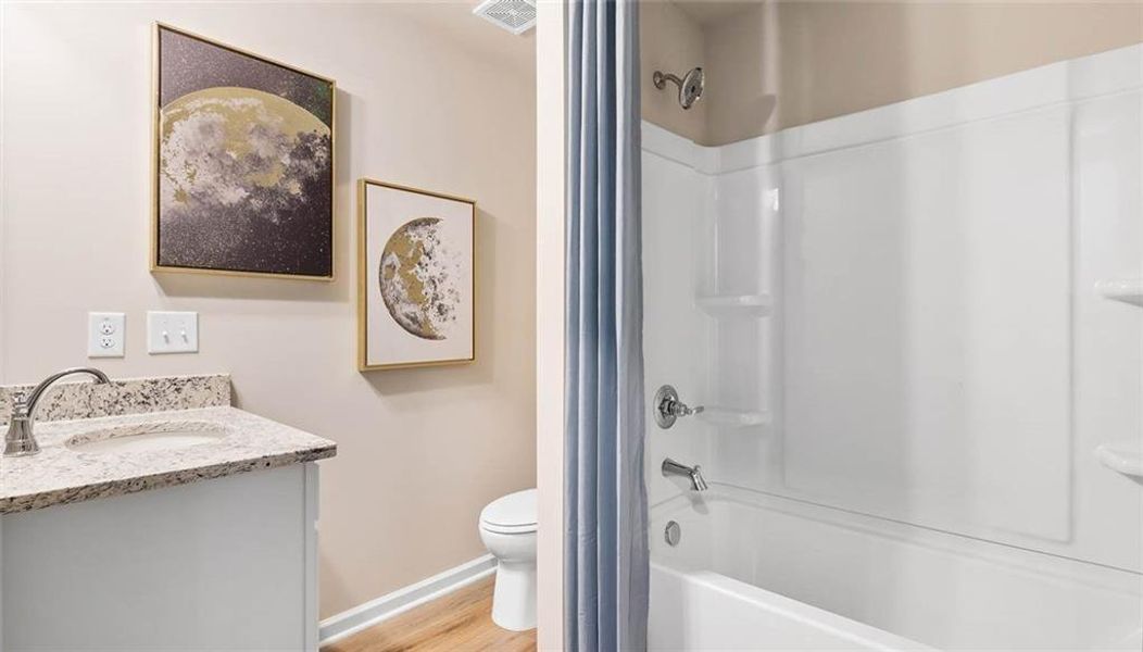 Furnished interior view inside a new home in Camp Creek Village, Atlanta (Image 28).