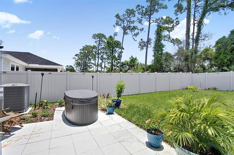 Exterior details and patio area of a home in , Flagler Beach (Image 28). Exterior details and patio area of a home in , Flagler Beach (Image 28).