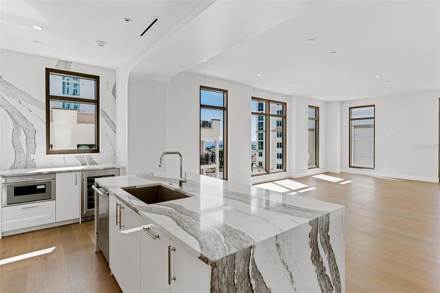 Furnished interior view inside a new home in , St. Petersburg (Image 37).