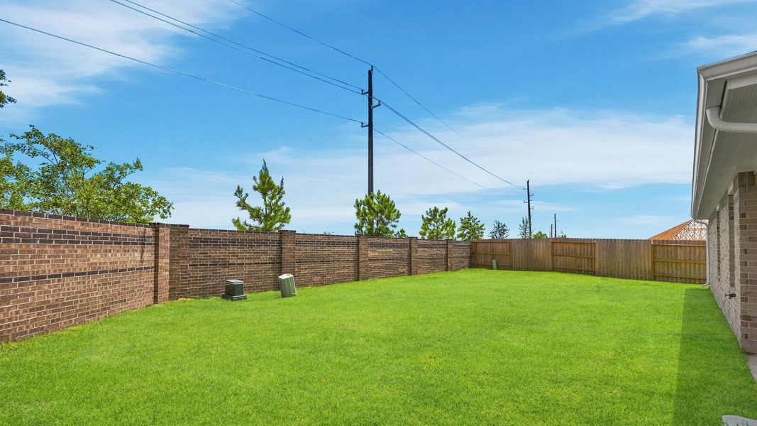 Exterior details and patio area of a home in Cypress Green, Hockley (Image 3).