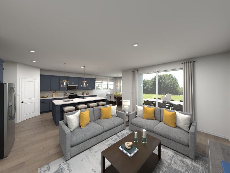 Furnished interior view inside a new home in , Apopka (Image 6).