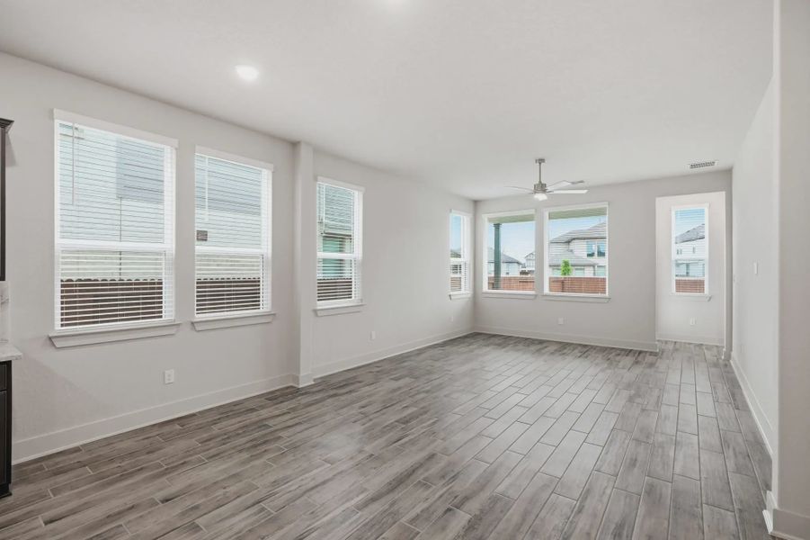 Representative unfurnished interior of a home built from the Jordy by Chesmar Homes in Stillwater Ranch, Buda (Image 15).