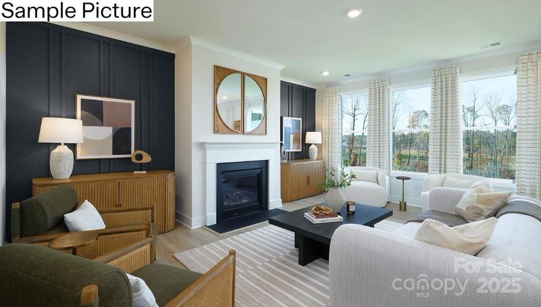 Furnished interior view inside a new home in Westport, York (Image 12).