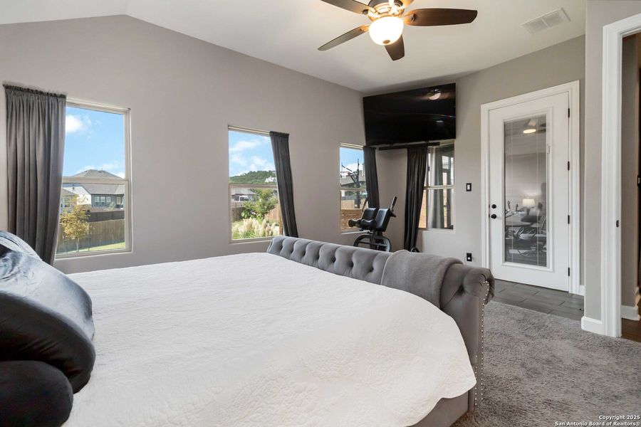 Furnished interior view inside a new home in The Preserve at Singing Hills 50's, Spring Branch (Image 11).