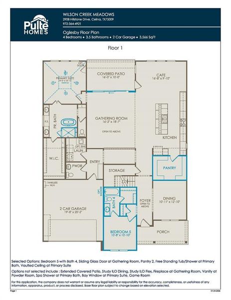 Oglesby Floorplan *Model representation* Oglesby Floorplan *Model representation*