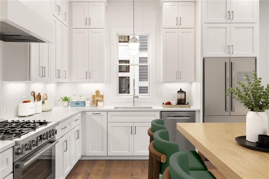 Furnished interior view inside a new home in , Chattahoochee Hills (Image 6).