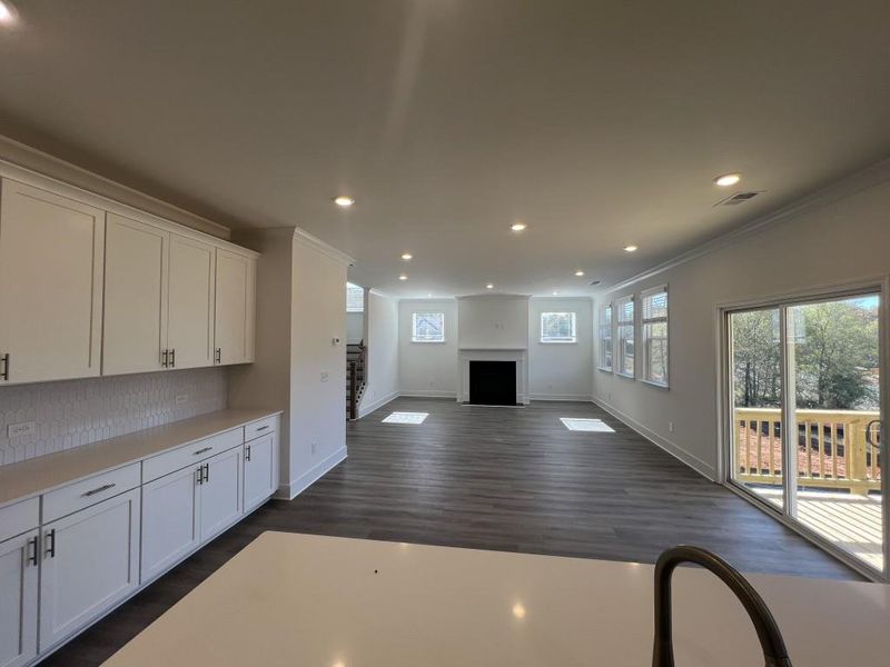 Furnished interior view inside a new home in Willow Creek, Watkinsville (Image 6).