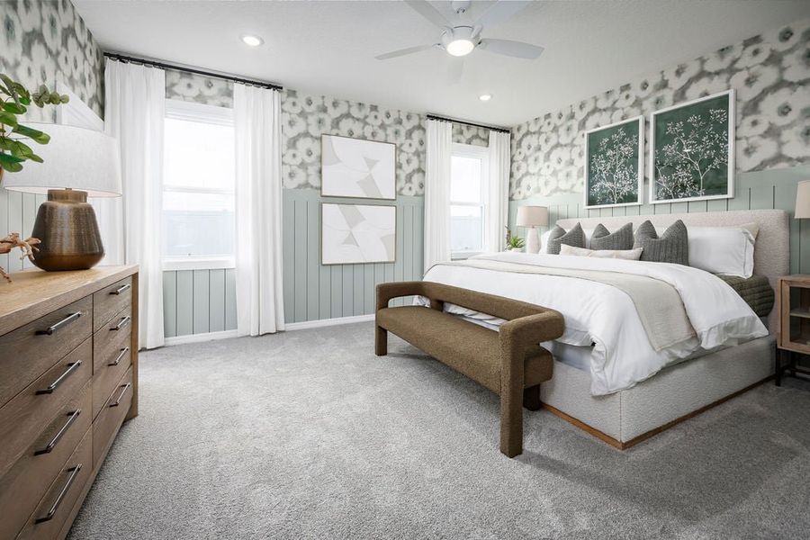 Representative furnished interior of a home built from the Luna by Risewell Homes in Hodges Reserve, Howey-in-the-Hills (Image 13).