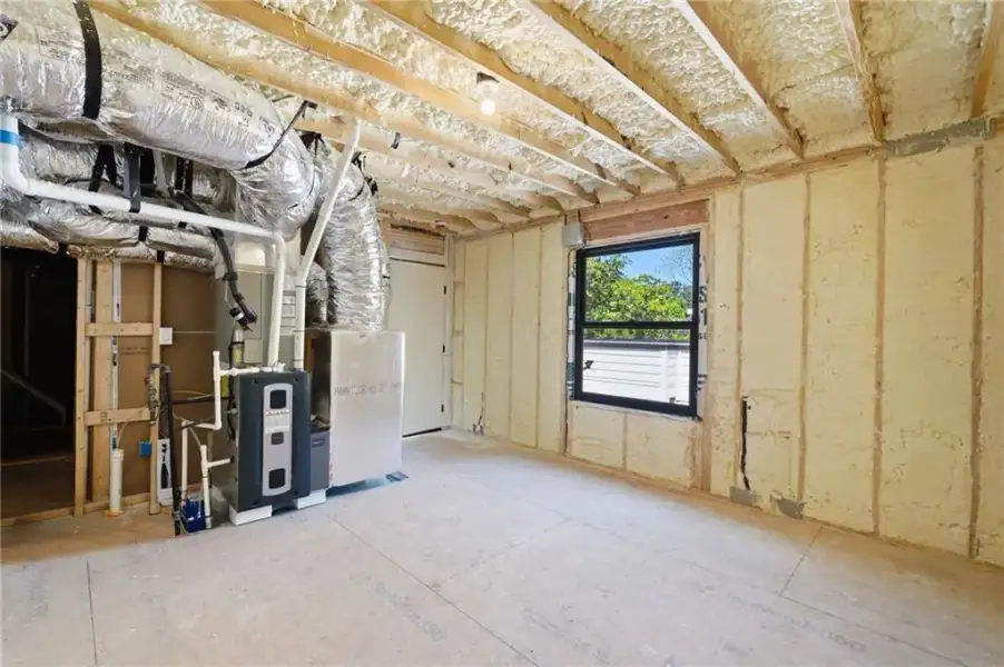 In-progress construction of a new home in , Roswell, GA (Image 66).