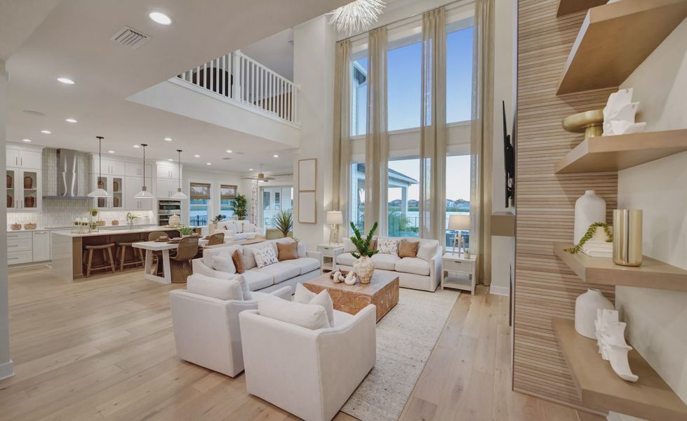 Furnished interior view inside a new home in Tidewater, Jacksonville (Image 11).