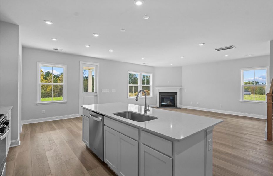 Furnished interior view inside a new home in Sweetwater Hills, Moore (Image 10).