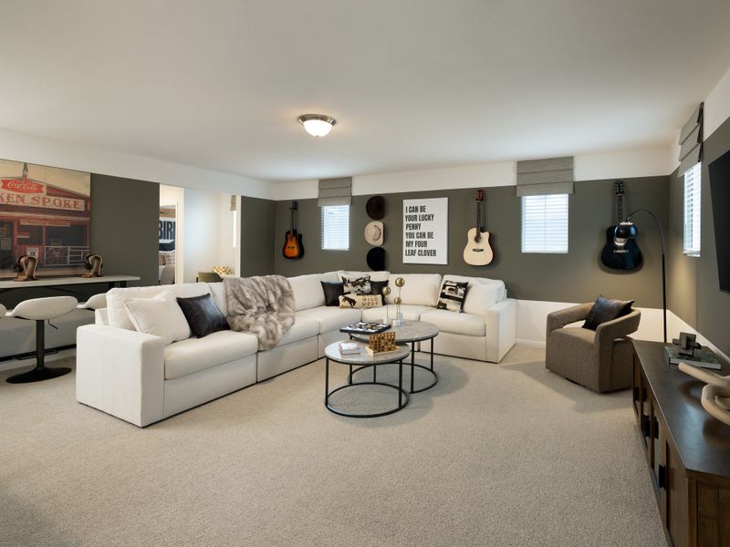 Furnished interior view inside a new home in Colony at Cole Springs - Boulevard Collection, Buda (Image 11). Furnished interior view inside a new home in Colony at Cole Springs - Boulevard Collection, Buda (Image 11).