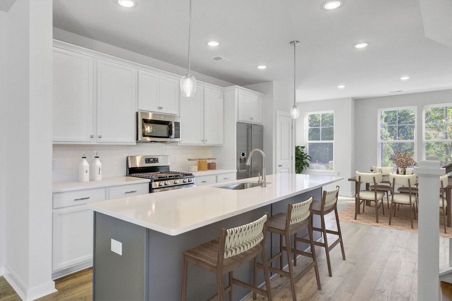 Kitchen and Dining Area
