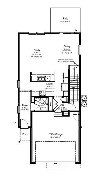 2D floor plan layout of this home in Aspen Meadows, Colorado Springs, CO (Image 4). 2D floor plan layout of this home in Aspen Meadows, Colorado Springs, CO (Image 4).