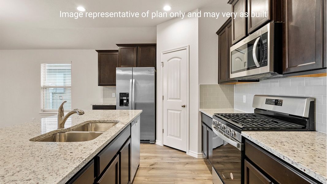 Furnished interior view inside a new home in London Towne, Corpus Christi (Image 8).