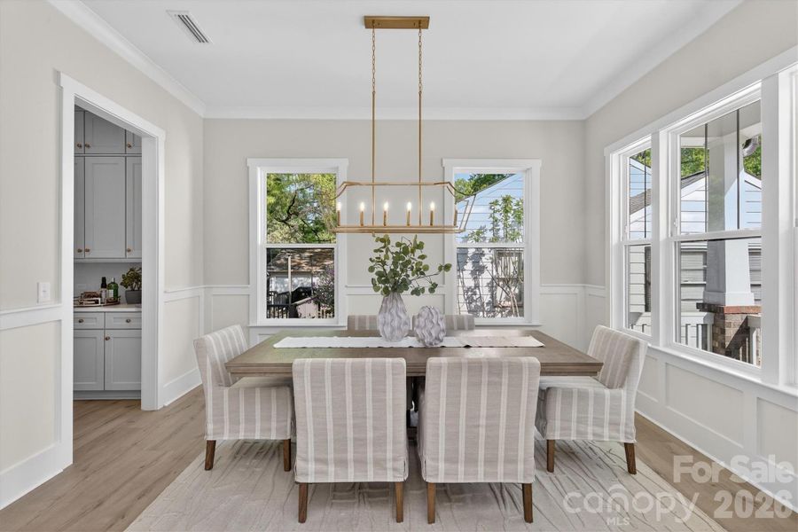 Furnished interior view inside a new home in , Charlotte (Image 14). Furnished interior view inside a new home in , Charlotte (Image 14).