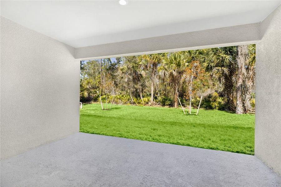 Exterior details and patio area of a home in , North Port (Image 3).