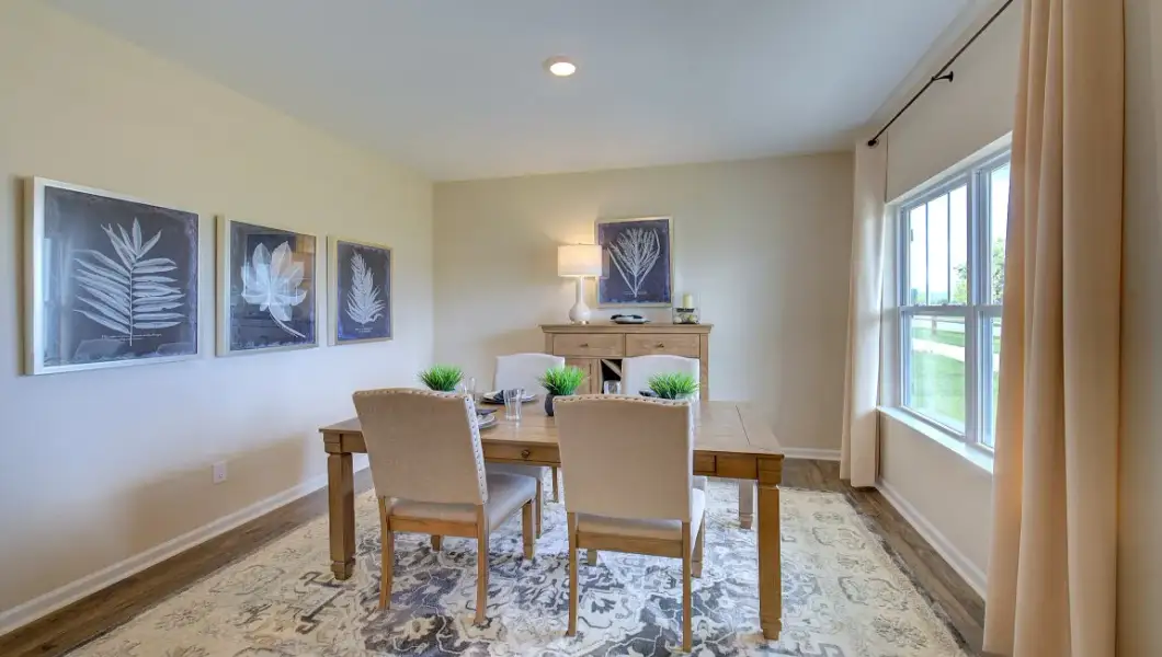 Furnished interior view inside a new home in Rydele Heights - Express, Asheville (Image 9).