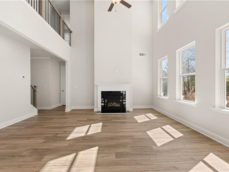 Spacious, unfurnished interior of a new home in Melody Lakeside Estates, Buford (Image 19).
