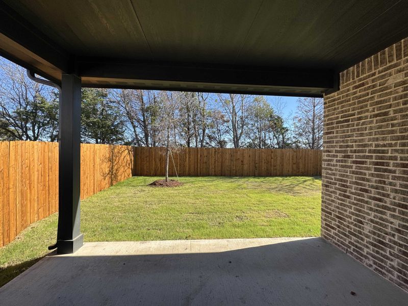 Covered Patio Construction Progress