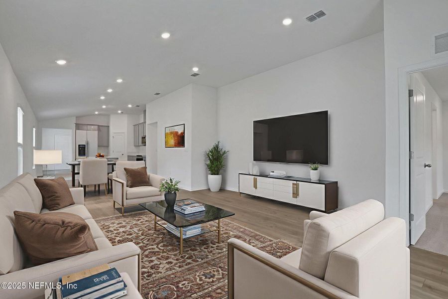 Furnished interior view inside a new home in , Green Cove Springs (Image 8). Furnished interior view inside a new home in , Green Cove Springs (Image 8).