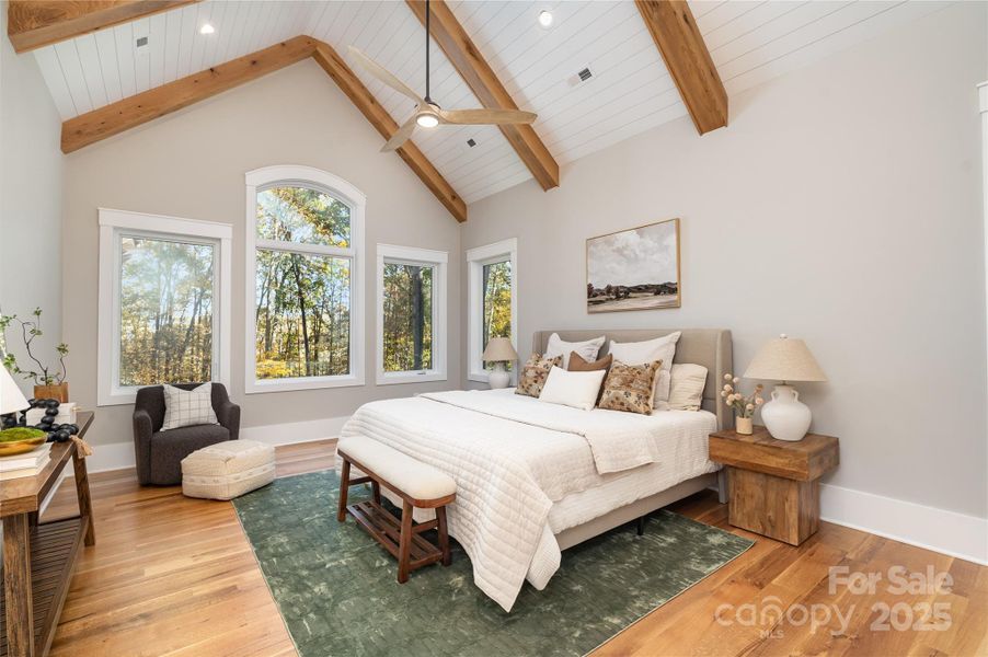Furnished interior view inside a new home in , Charlotte (Image 9).