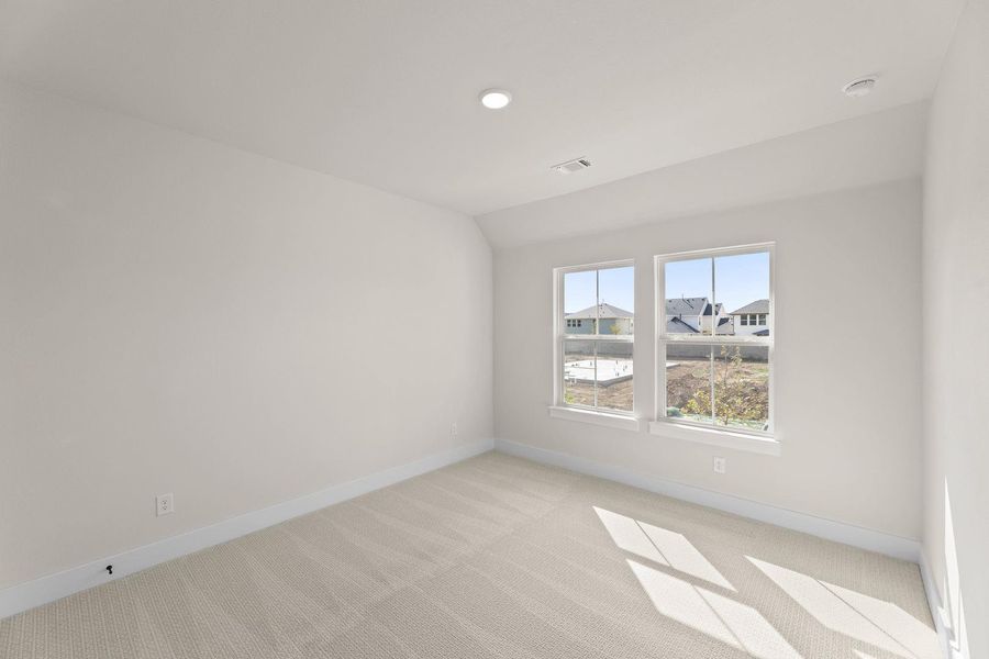 Spacious, unfurnished interior of a new home in Cottage Collection at Harvest, Argyle (Image 23).
