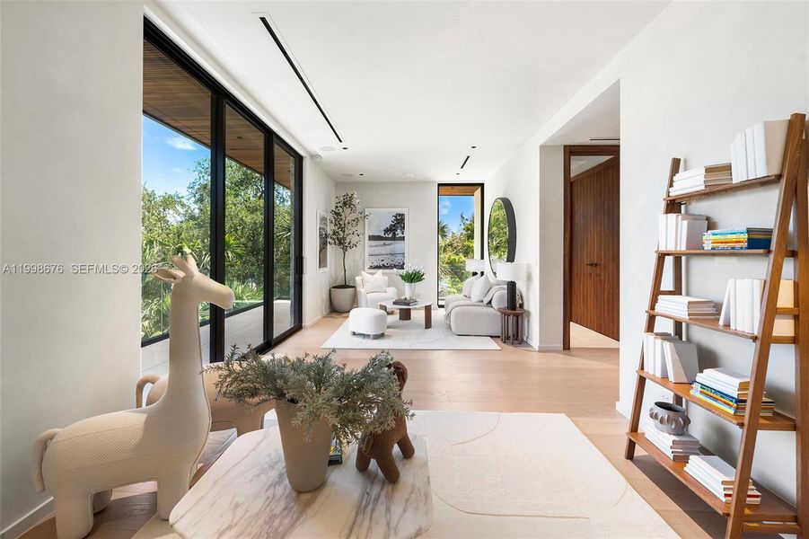 Furnished interior view inside a new home in , Bay Harbor Islands (Image 9).